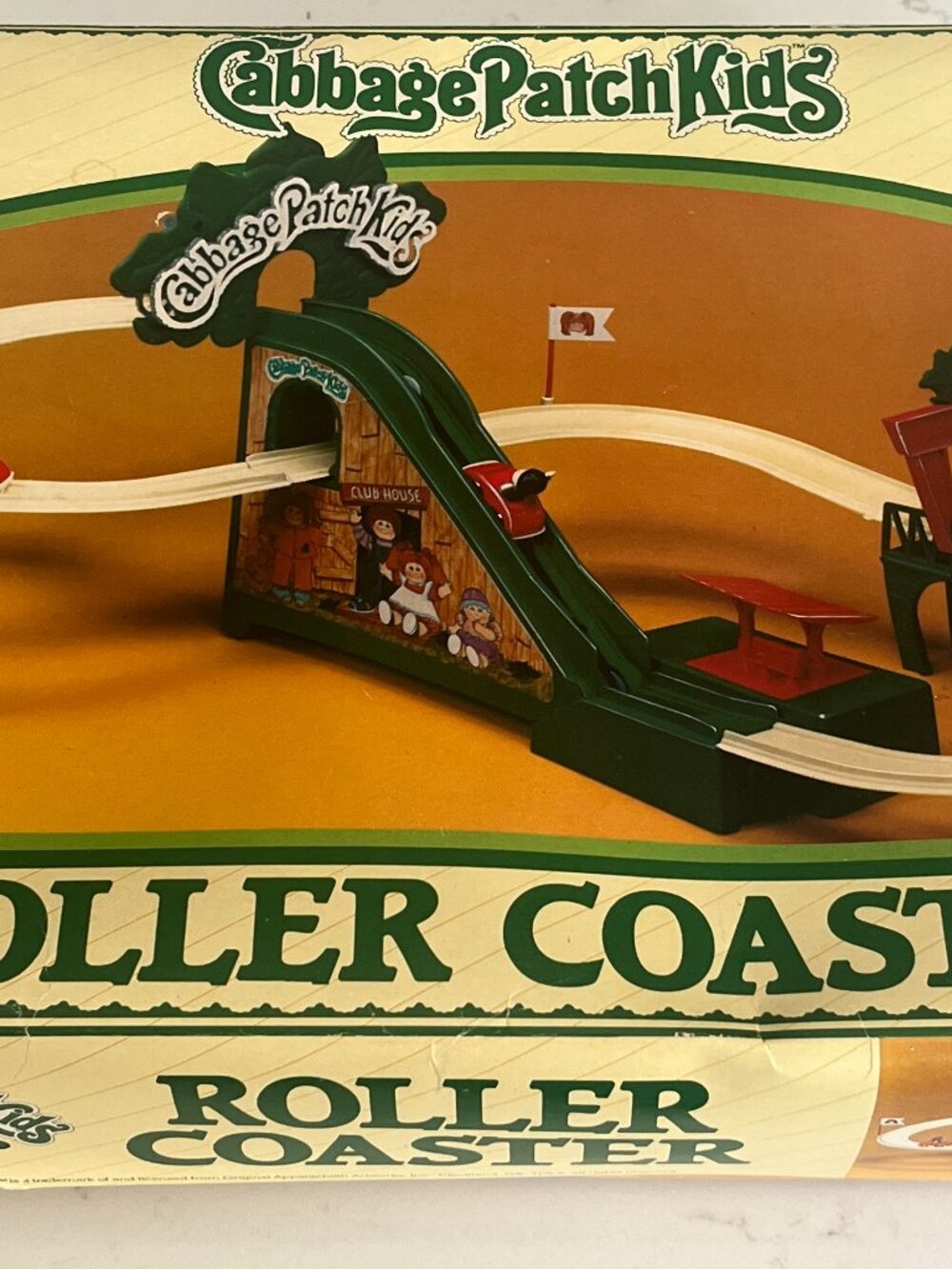 Rare Cabbage Patch Kids Roller Coaster Complete WORKING Set in Original Box 1983